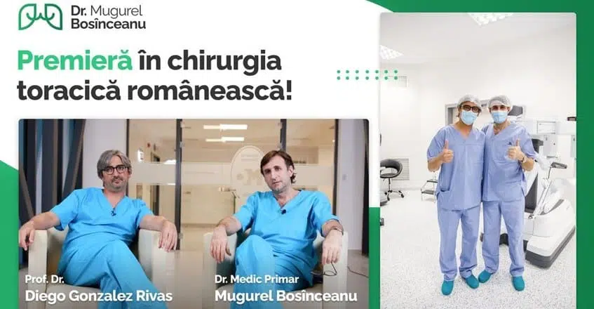 Premieră în chirurgia toracică românească